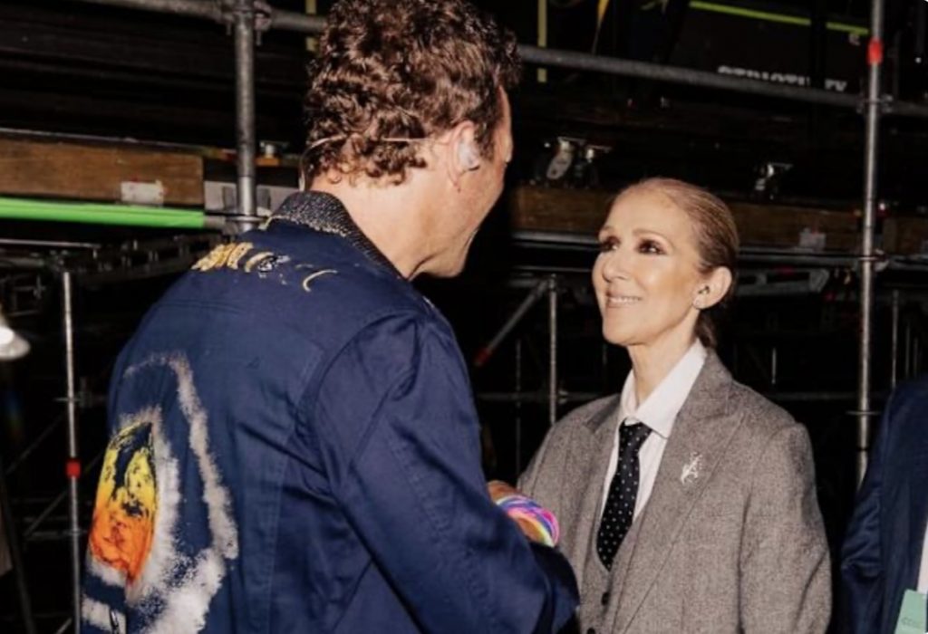 Chris Martin y Céline Dion