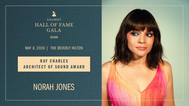 Norah Jones honrada con el premio Ray Charles
