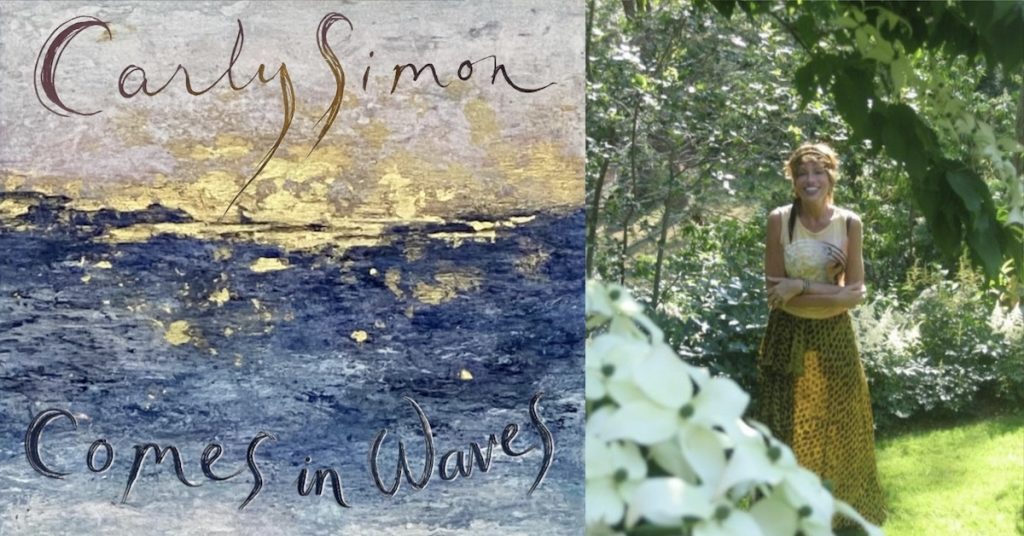 Portada del nuevo álbum de Carly Simon, 'Comes in Waves'
